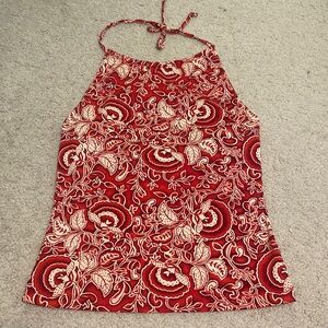 Paisley Halter Tank